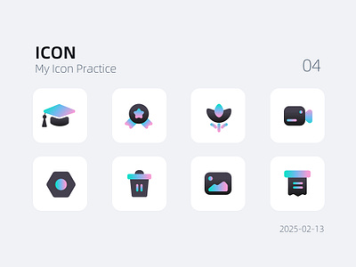 IOCN Practice graphic design logo ui