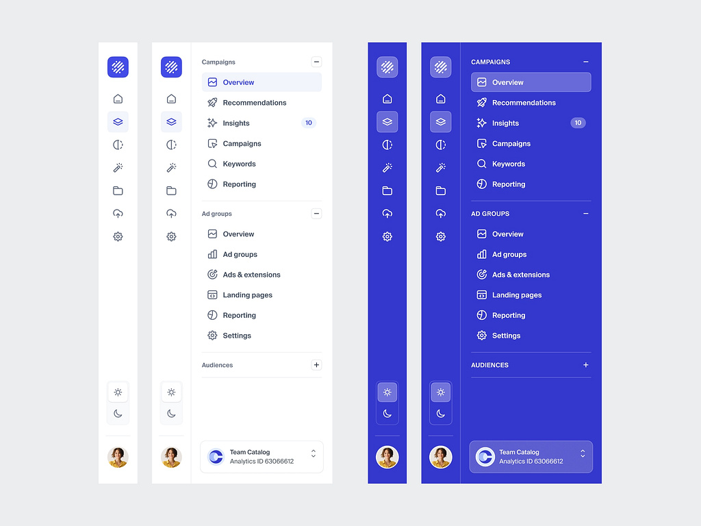 Dual-tier sidebar navigation — Untitled UI by Jordan Hughes® on Dribbble