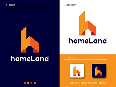 Logo for Homeland Brand branding graphic design logo