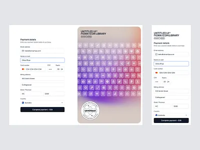 Digital product checkout — Untitled UI card check out checkout ecommerce form gumroad order order details payment purchase shipping shopping card ui ui design user interface ux ux design