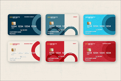 Infinity Credit Card Designs brand brand design brand elements branding card design credit card credit union brand design finance graphic design identity design touchpoints