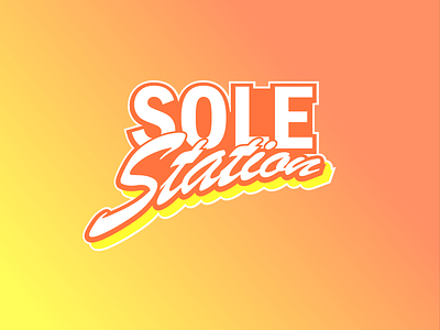 SOLE Station Logo design logo typography