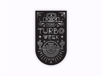 Turbo week 2020 design illustration sticker