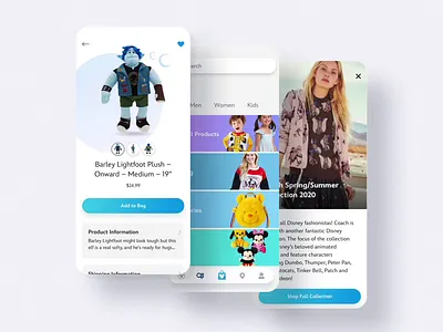 shopDisney App android app design disney graphic design ios mobile redesign ui user experience ux