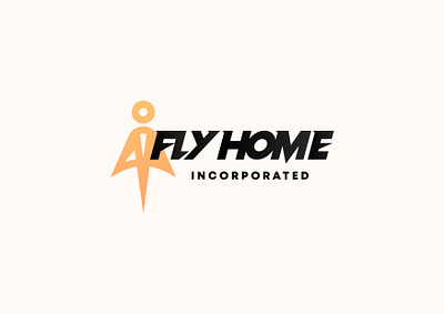 Fly Home Incorporated Logo aeroplane air airline airplane bold boldicon brand culture culture fly flying iconography inc incorporated logo logo modernism modernism symbol symbolism take off typography