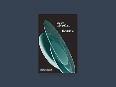 Poster: Say Yes design poster typography