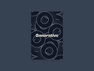 Poster: Generative poster typography