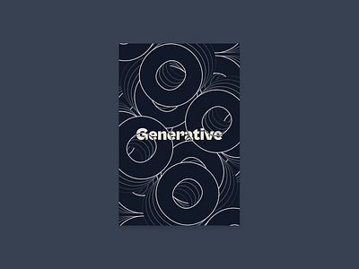 Poster: Generative poster typography