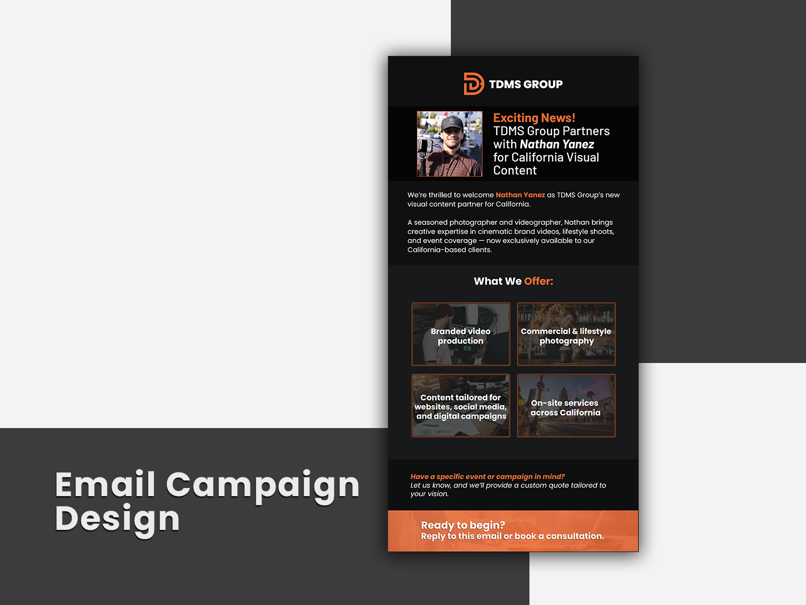 Email Campaign Design | Mobile optimized branding business design email campaign design facebook post graphic illustration instagram post social media post social media post design social post stationary