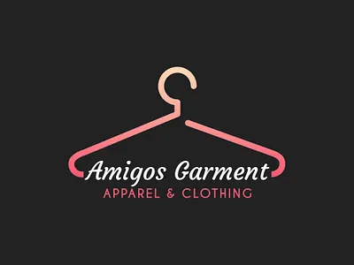 Amigos Garment | Logo Design | Faraz Hassan Khan | Portfolio branding creative design design a logo designer faraz hassan khan fhk garments logo graphic design graphic designer illustration logo make a logo minimal minimalist design pink porfolios ui ux vector