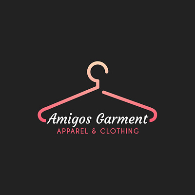 Amigos Garment | Logo Design | Faraz Hassan Khan | Portfolio branding creative design design a logo designer faraz hassan khan fhk garments logo graphic design graphic designer illustration logo make a logo minimal minimalist design pink porfolios ui ux vector