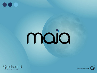 Logo Design for maia 2d 2d art 2d logo brand branding crypto crypto currency design digital digital art graphic design identity branding illustration logo minimal modern vector website