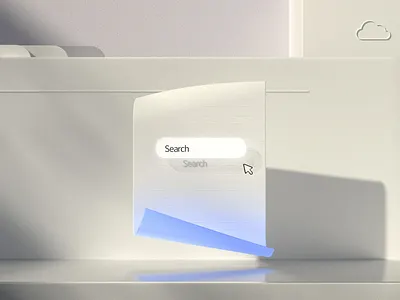 Search visual scene for AI branding 3d analytics animation branding c4d clouds design files folder identity illustration learning library machine motion operating system search ui visual