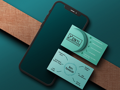 Visiting Card_Green branding design graphic design icon illustration logo typography ui ux vector