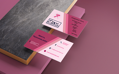 Pink_Business Card branding design graphic design icon illustration logo typography ui ux vector