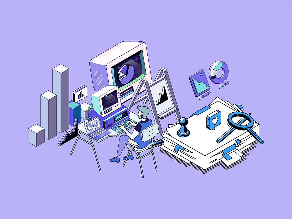 Illustration Design by Quentin Gilon for manypixels on Dribbble