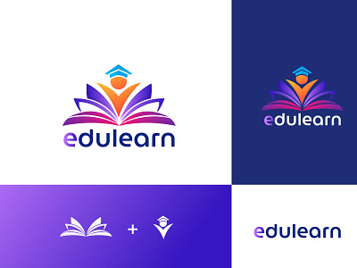 Education Icon Colorful logo Modern Online Coaching logo 2021logo best logo design coaching logo college collegelogo colorful logo colourfullogo dribbble education educationicon logo online onlineschol schoollogo