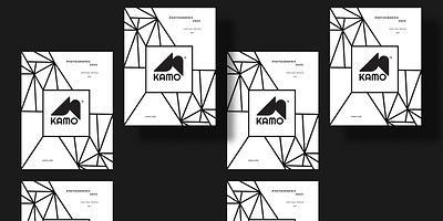 Japanese Photography book abstract black and white book branding cover cover design graphic design illustration kamo logo photography vector