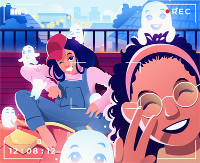 SPIRIT character characterdesign chibiillustration cuteillustration design illustration illustration illustration design illustration graphic design inspiration vector illustration