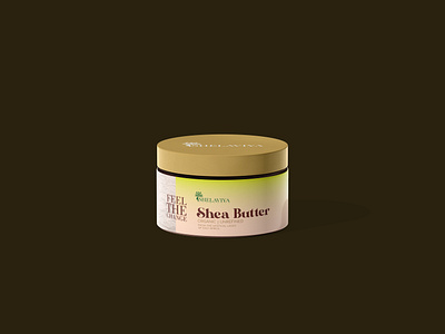 Label Design for a Shea Butter Brand. branding graphic design label design logo packaging design
