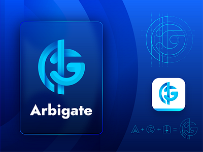 Logo Design for ArBigate Crypto Defi Saas Meta Web3 Platform banking best logo branding branding identity crypto cryptocurrency daap defi extej finance fintech graphic design identity illustration logo logotype meta saas ui web3