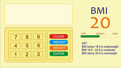 BMI CALCULATOR #DAILYUI DAY4 dailyui design ui