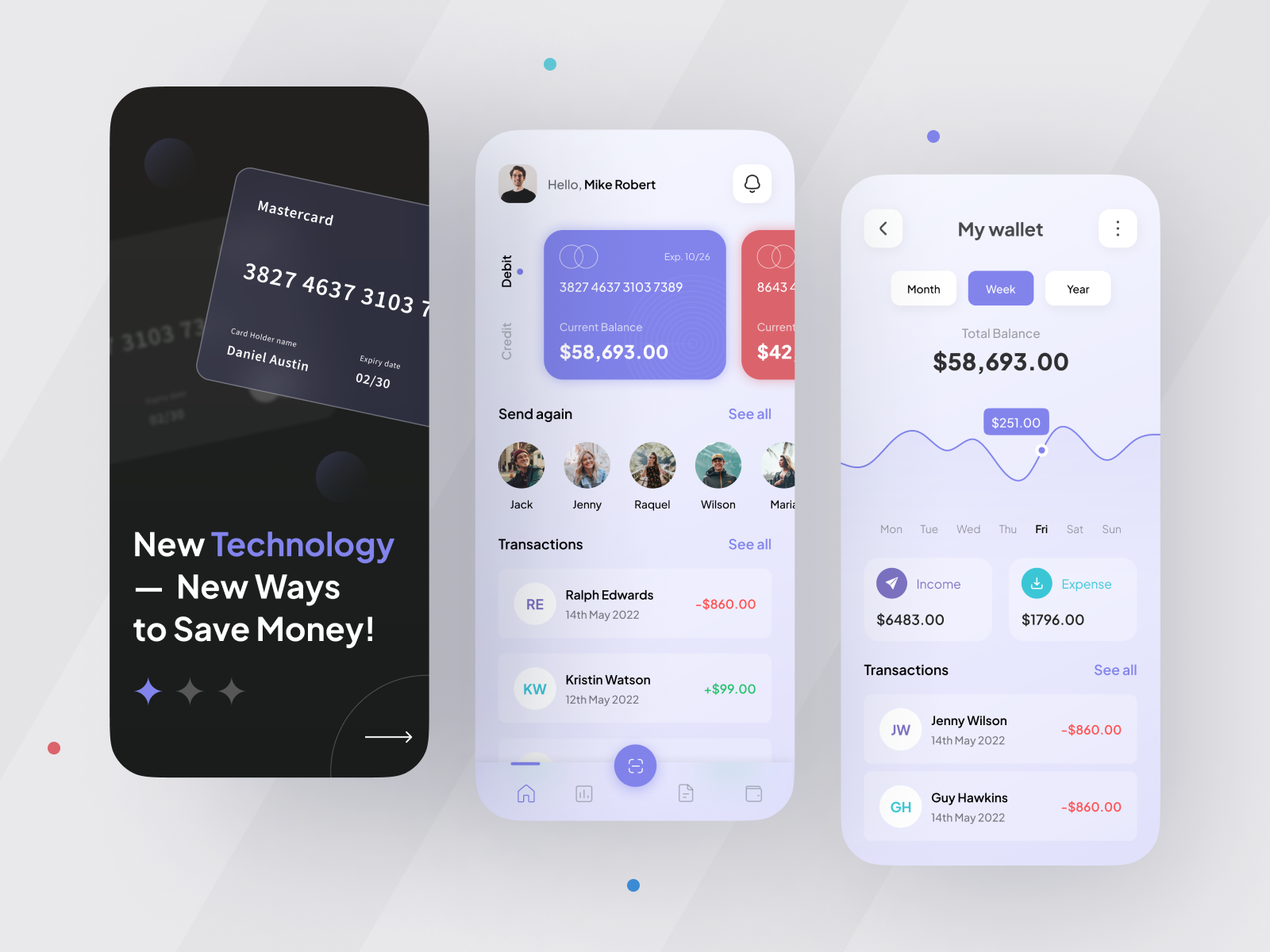 Digital Wallet - Mobile App UI by MQoS UI/UX for MultiQoS on Dribbble