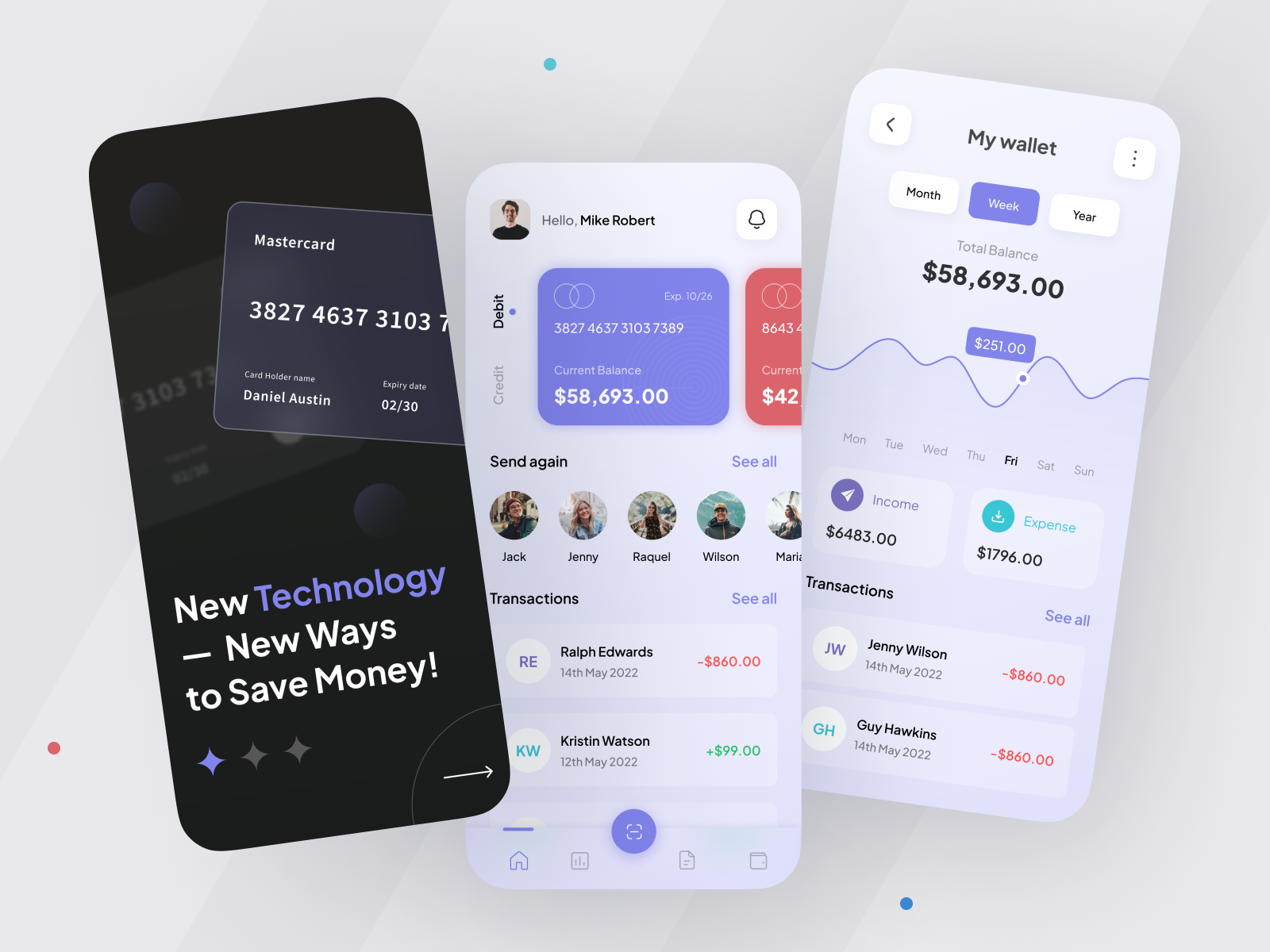 Digital Wallet - Mobile App UI by MQoS UI/UX for MultiQoS on Dribbble