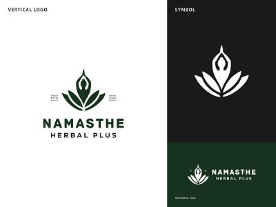 Namaste H P Logo brand identity branding branding design clever logo design eye catching logo feminine logo graphic design herbal logo lineart logo logo ideas logo inspiration meditation logo minimalist logo modern logo spa logo yoga logo