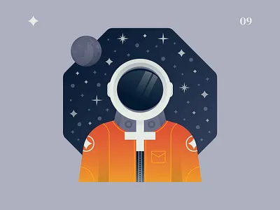 The History of Space Exploration / 09 astronaut cosmonaut moon science space stars woman women