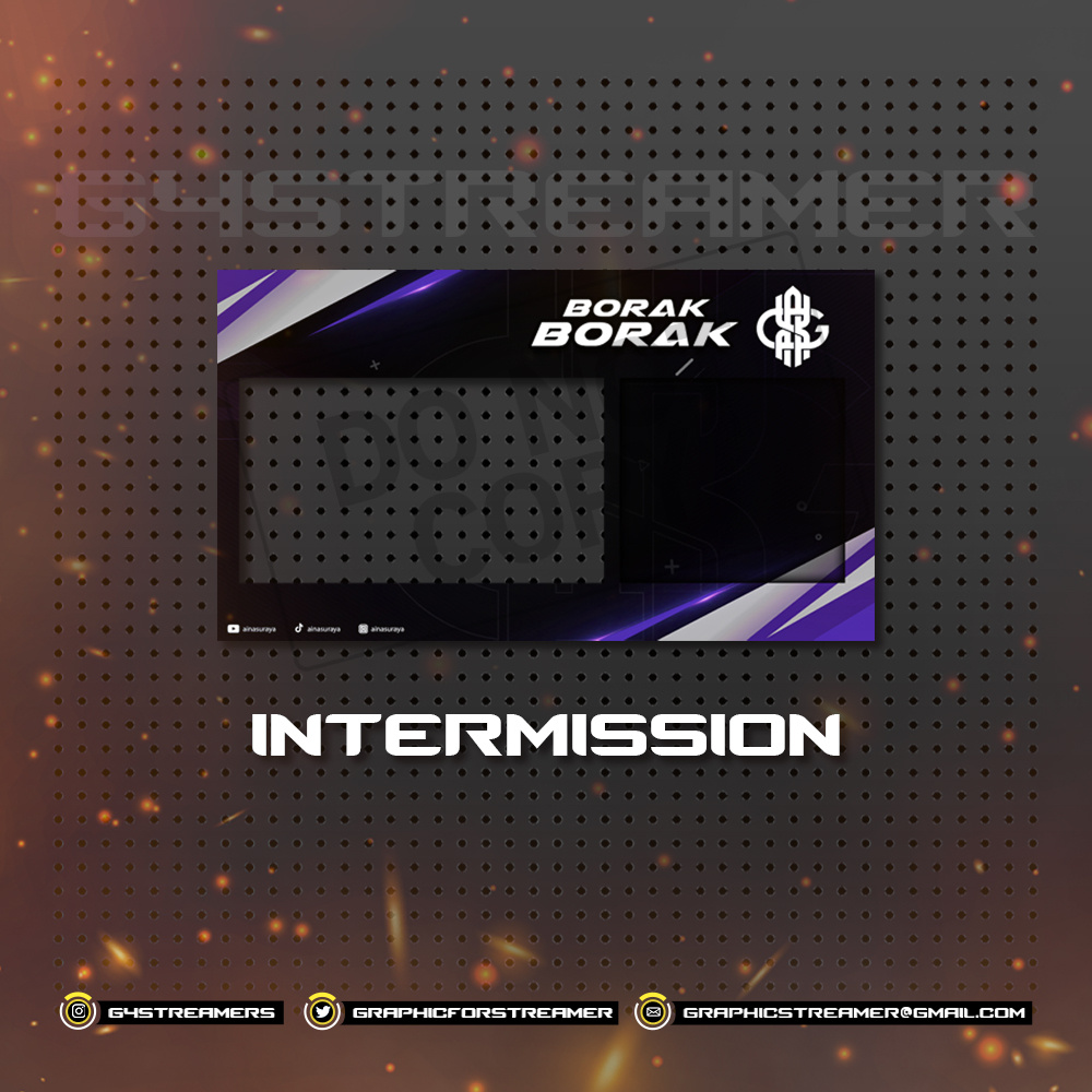 INTERMISSION SCREEN by g4streamer on Dribbble