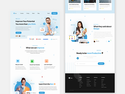 📚Belajar - E-Course Web Design agency branding clean course course website course webste creative e course e course web design ecourse ecourse design ecourse website fun professional skill website uiux web design web ui website design website ui