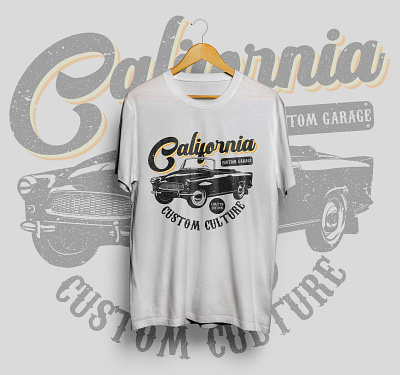 Vintage Car T-shirt Design california t shirt car t shirt creative t shirt custom t shirt graphic t shirt t shirt t shirt t shirt design typography t shirt vintage vintage car vintage car t shirt vintage style vintage t shirt