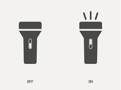 Flashlight Icon graphic design icon icon design ui