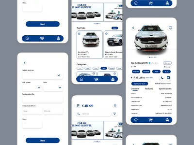 Car GO- Preowned Cars Mobile App app car car app cars cars app cars app ui design mobile ui preowned cars preowned cars app product design rent car second hand car app second hand cars ui uidesign