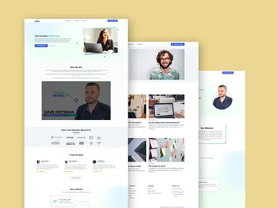 Matchr - HR Matching Software Website accessibility branding colors design gradient hero landing page product software typography ui ux website