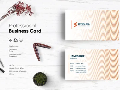 Modern Visiting Card Design-49 design flat design modern design professional business card professional design visiting card visiting card design visitingcard