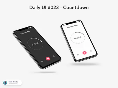 Daily UI #023 - Countdown alarm countdown day21 ecommerce stopwatch timer timers