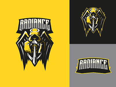 RADIANCE angle branding esports logo graphic design hooded logo logo logos mascot logo sports logo