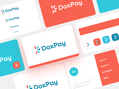 DoxPay Logo — Branding & Identity brand brand book brand design brand identity brand identity design branding branding design design graphic design guidebook guideline guidelines identity identity design logo logo design pay logo send typeface visual identity