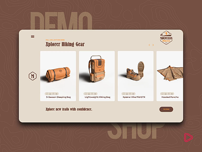 3D Web Design | Concept webshop 3d animation branding product design web design webshop
