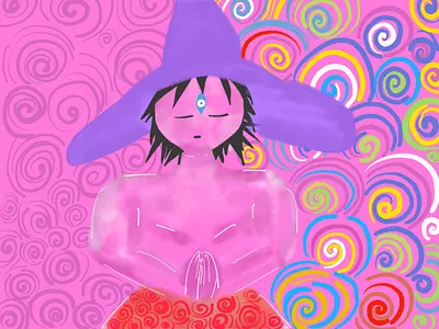 Midnight gospel design gospel green illustraion illustration image midnight midnight gospel pink quote vector yellow