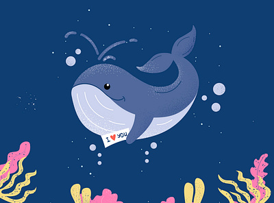 Whale design graphic design illustration illustrator vector