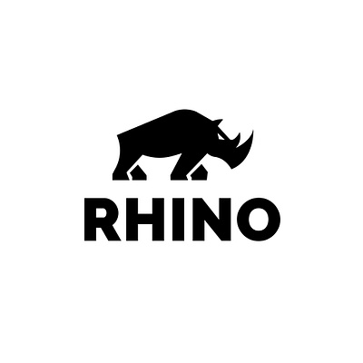 RHINO LOGO branding graphic design logo rhino rhino logo rhino logo dribble