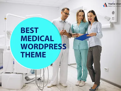 Medical Wordpress theme graphic design