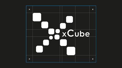 xCube Logo – Concept One branding graphic design logo redesign