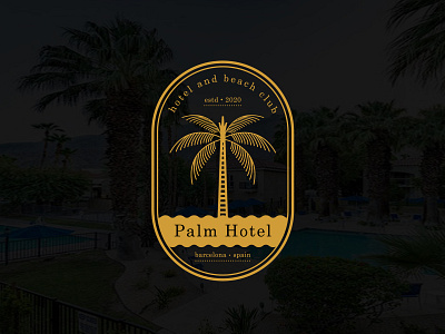 Just for fun wordmark logo design for "Palm Hotel". badge design badge logo brand designer branding dubai graphic designer hotel hotel branding hotel logo hotels logo design logo designer logo ideas logo maker logo type palm palm logo resort resort logo restaurant