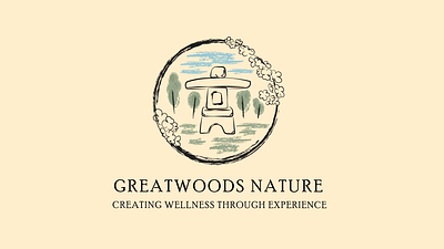 Greatwoods Nature apollostudio branding design drawing hand drawn illustration line art line logo logo minimalist logo nature vector