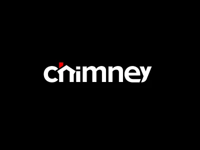 Chimney Wordmark Letter Mark Logo Design⁠ branding chimney creative home house letter mark logo logo design logo mark mark minimal type typography wordmark