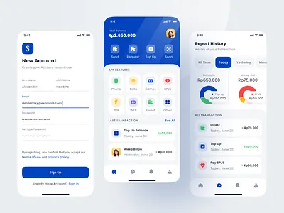 Finance App app banking design finance interface management app mobile mobile design money save money ui ux wallet wallet app